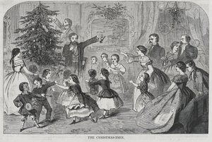 Jul -- Samling av Evergreens Juletreet av Winslow Homer
