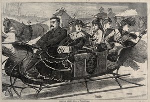 Christmas Belles, 1869. av Winslow Homer