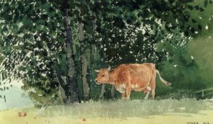 Ku i beite, 1878 av Winslow Homer