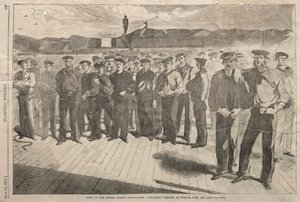 Mannskapet på USAs Steam-Sloop Colorado, sendt til Boston, juni 1861, 1861. av Winslow Homer