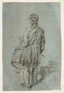 Trommeslager sett fra baksiden av Winslow Homer