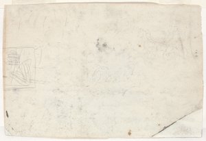 Figur på hesteryggen og andre studier [verso], 1861. av Winslow Homer