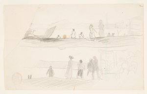 Figurer som ser mot en bukt av Winslow Homer
