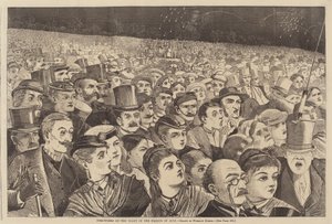 Fire Works on the Night of the Fourth of July, publisert 1868. av Winslow Homer