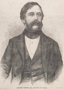 Fletcher Webster, Esq., Surveyor of Boston, 1859. av Winslow Homer