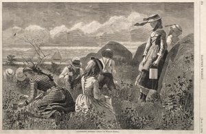 Samler bær, 1874. av Winslow Homer