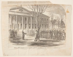 General Thomas Swearing in the Volunteers Called into the Service of the United States at Washington D.C. av Winslow Homer
