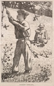 Grønne epler, 1868. av Winslow Homer