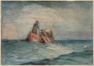 Innhaling av garnene av Winslow Homer