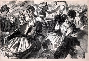 Hjemme fra krigen, fra Harper#39;s Weekly, 13. juli 1863 av Winslow Homer