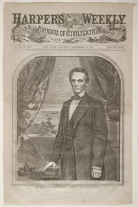 Ærede Abraham Lincoln, født i Kentucky, 12. februar 1809 av Winslow Homer