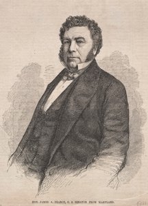 Hon. James A. Pearce, amerikansk senator fra Maryland, 1859. av Winslow Homer