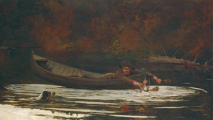 Hund og jeger, 1892. av Winslow Homer