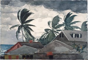 Orkanen, Bahamas av Winslow Homer