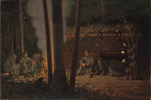 Foran Yorktown (olje på lerret) av Winslow Homer