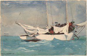 Key West, Hauling Anchor av Winslow Homer