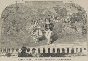 La Petite Angelina og Miss C. Thompson, ved Boston Museum av Winslow Homer