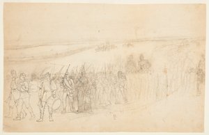 marsjerende infanterikolonne av Winslow Homer