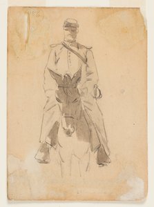 Offiser og sjef for en hest av Winslow Homer