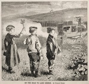 På veien til Lake George, 1869. av Winslow Homer