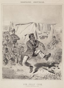 Våre Jolly Cook-kampanjeskisser. av Winslow Homer