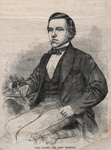 Paul Morphy, sjakkmesteren, 1859. av Winslow Homer