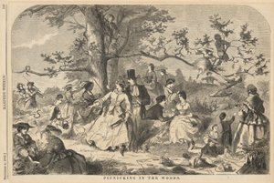 Picknicking in the Woods, fra Harper av Winslow Homer