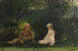 Scene på Houghton Farm av Winslow Homer