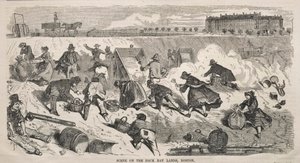 Scene på Back Bay Lands, Boston av Winslow Homer