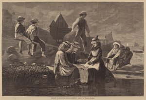 Seesaw - Gloucester, Massachusetts, publisert 1874. av Winslow Homer