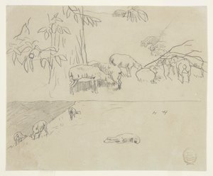 Sauer på beite av Winslow Homer