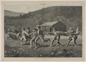 Snap-the-Whip, 1873. av Winslow Homer
