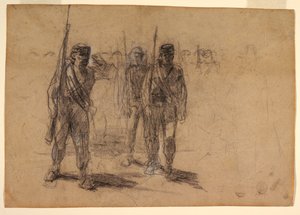 Soldater som borer av Winslow Homer