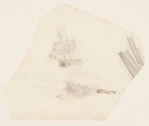 Square Rigger i et stormfullt hav av Winslow Homer