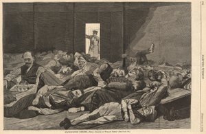 Station-House Lodgers, fra Harper av Winslow Homer