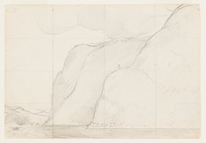 Studie for "Cape Trinity, Saguenay River" av Winslow Homer