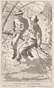 Svinger i et bjørketre, 1867. av Winslow Homer