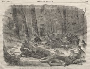 Potomac-hæren - Vår fremskutte vaktpost i skogen av Winslow Homer