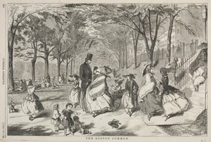 Boston Common, 1858. av Winslow Homer