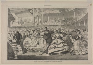 Det store russiske ballet ved Musikkhøgskolen, 5. november 1863, 1863. av Winslow Homer