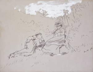 Bryllupsreisen, 1875 av Winslow Homer