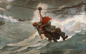 Redningslinen av Winslow Homer