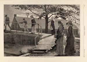 Morgenklokken, fra Harper#39;s Weekly, 13. desember 1873 av Winslow Homer