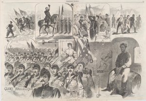 The Songs of War, utgitt 1861. av Winslow Homer