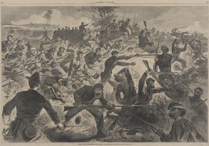 Krigen for Unionen - Et bajonettangrep av Winslow Homer