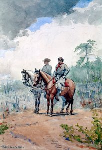 To føderale speidere, 1887 av Winslow Homer
