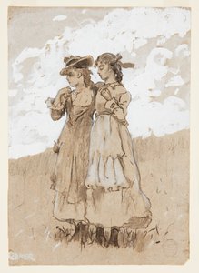 To unge jenter av Winslow Homer