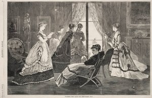 Venter på samtaler på nyttårsdag, 1869. av Winslow Homer