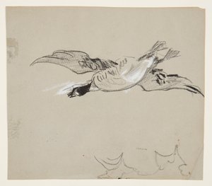 Villgås på flukt av Winslow Homer