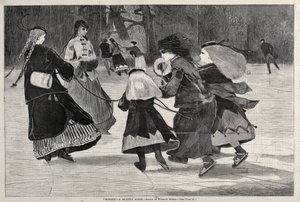 Vinter – en skøytescene, 1868. av Winslow Homer